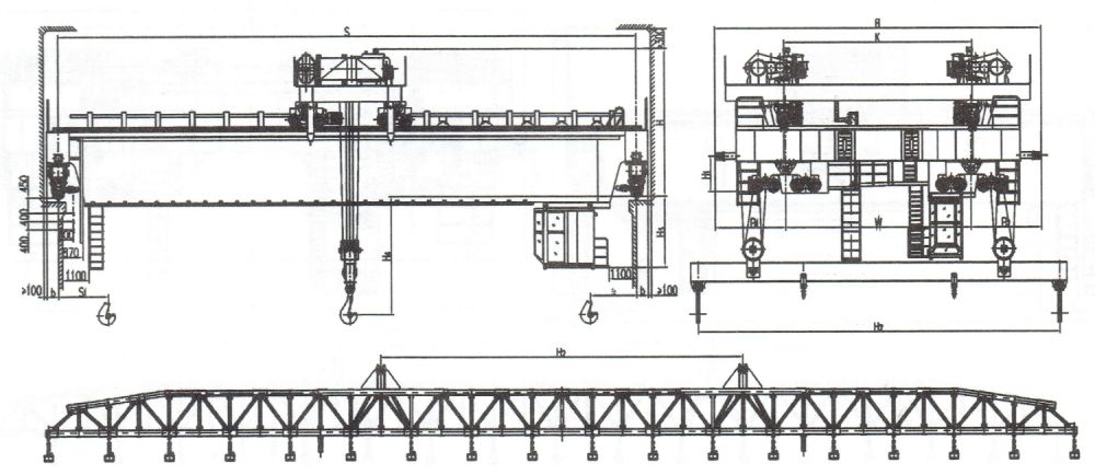 超長(zhǎng)電磁掛梁橋式起重機(jī)外形機(jī)構(gòu)尺寸圖.jpg